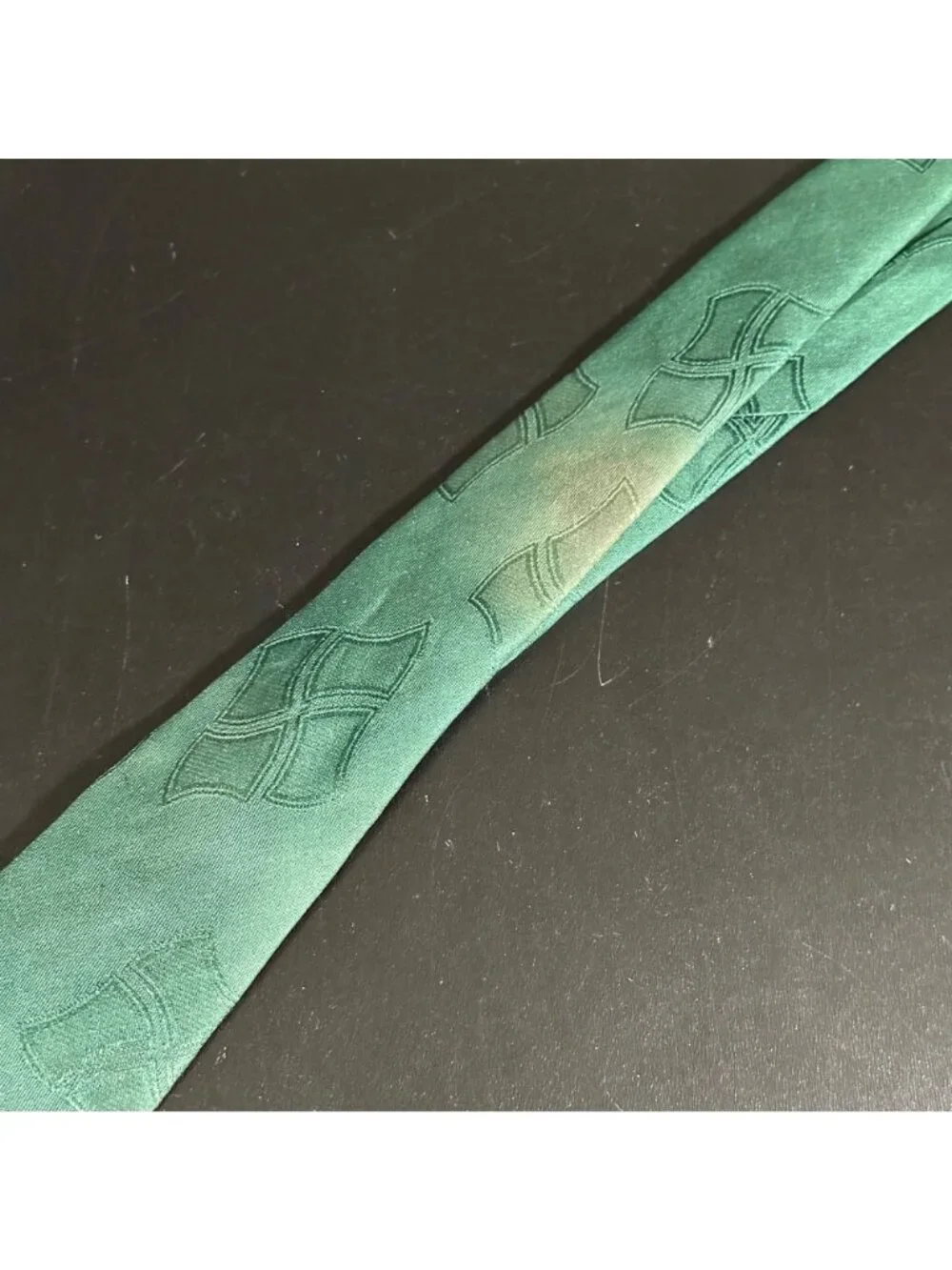 Vintage 90s Polo Ralph Lauren GRAND PRIX INTERNATIONAL Silk Necktie Green